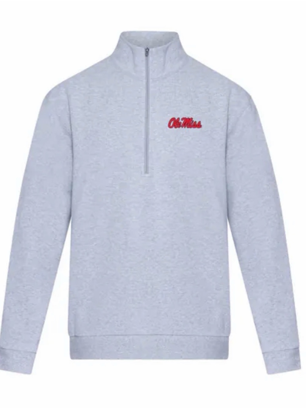Mens LULULEMON SILV Mississippi Rebels Steady State Half Zip ole miss